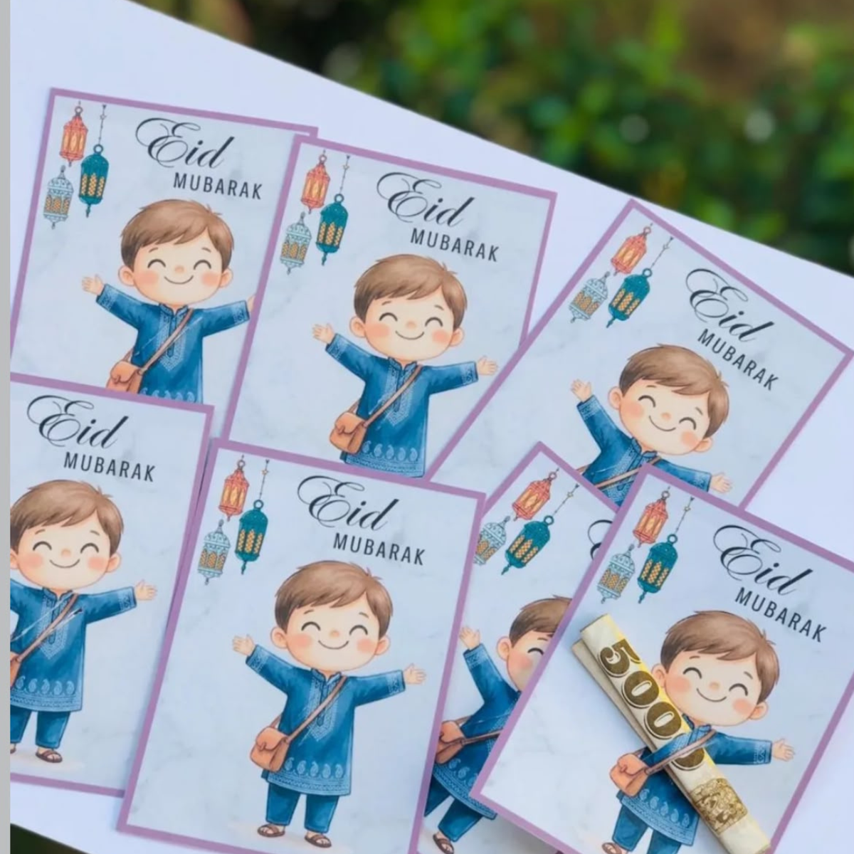 Custom Eidi Distribution Cards