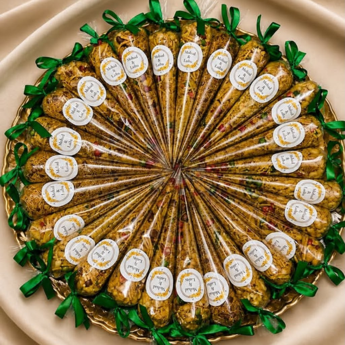 Mayo special round cones sticker